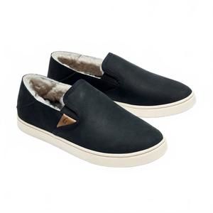 NEW OLUKAI women's pehuea heu slip on sneaker in lava rock